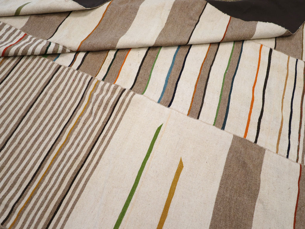 Contemporary Turkish Flatweave Kilim Large Room Size Carpet, No.31076 - Galerie Shabab