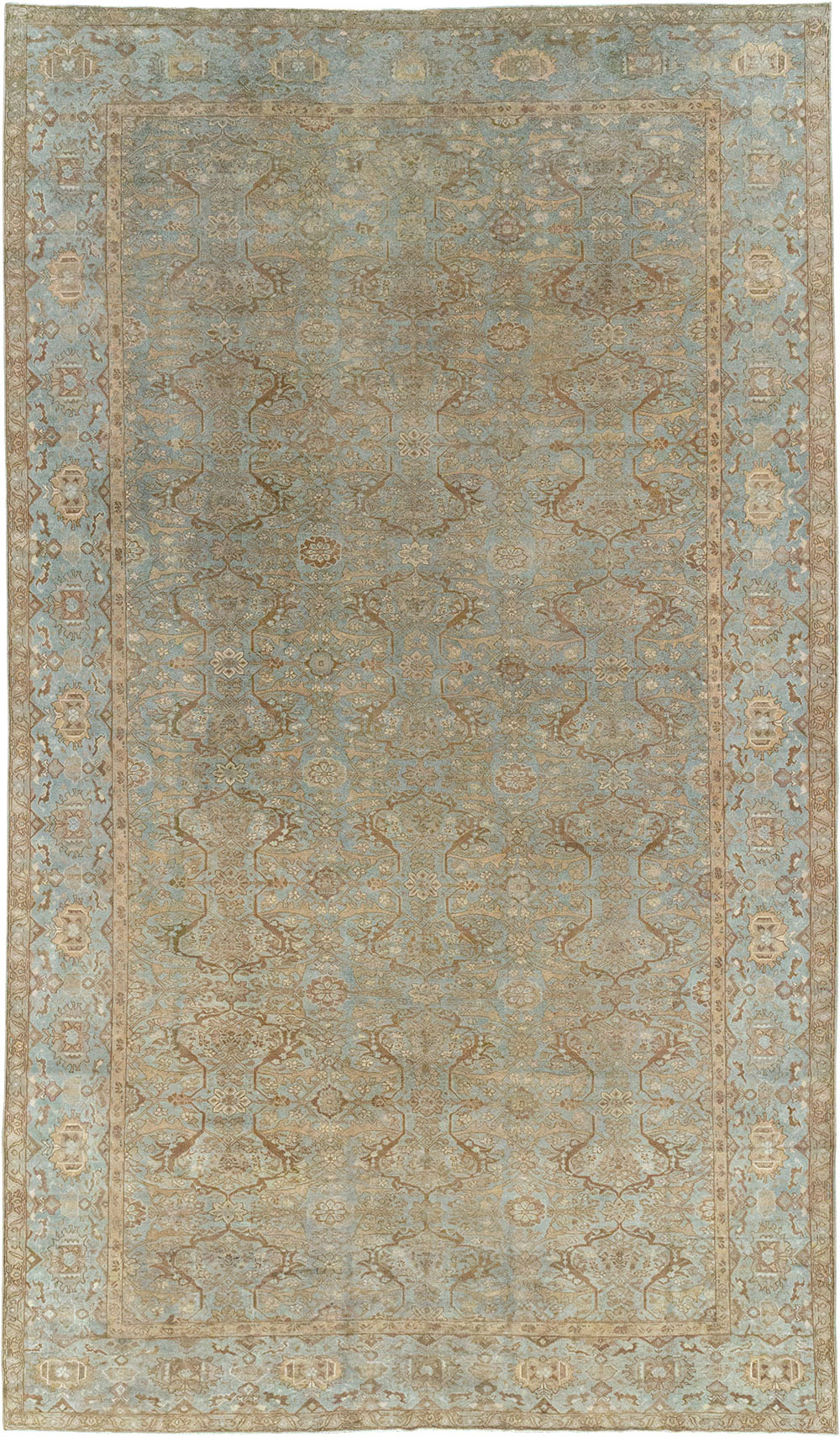 Antique Persian Malayer Large Carpet, No.31077 - Galerie Shabab