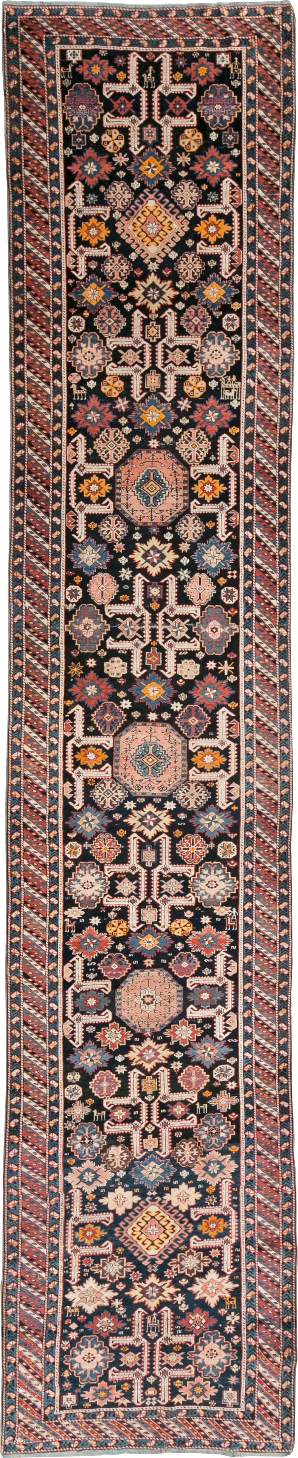 Antique Caucasian Perpedil Long Runner, No.31083 - Galerie Shabab
