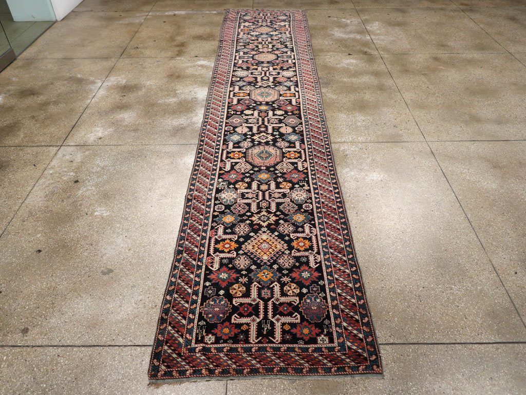 Antique Caucasian Perpedil Long Runner, No.31083 - Galerie Shabab