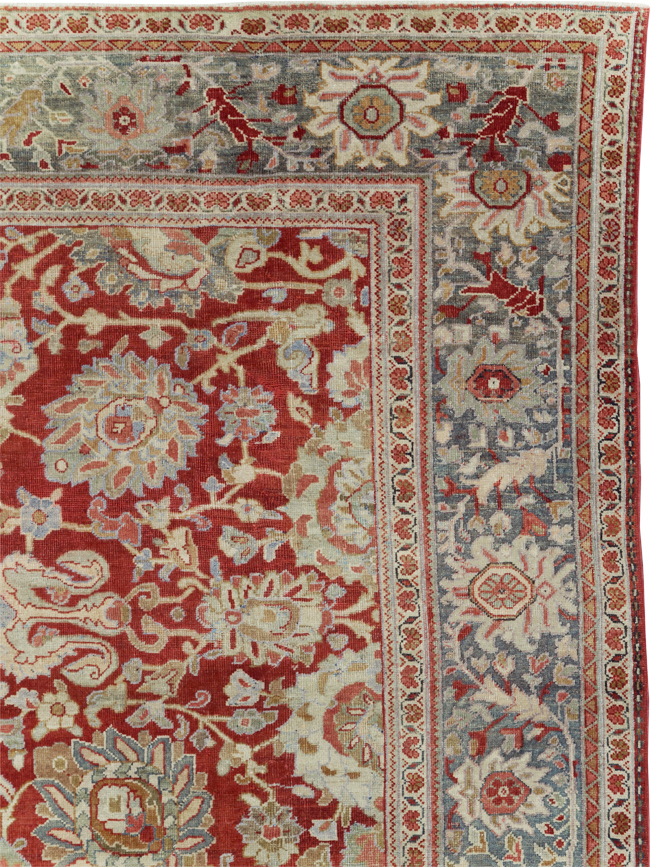 Antique Persian Mahal Carpet, No.31085 - Galerie Shabab