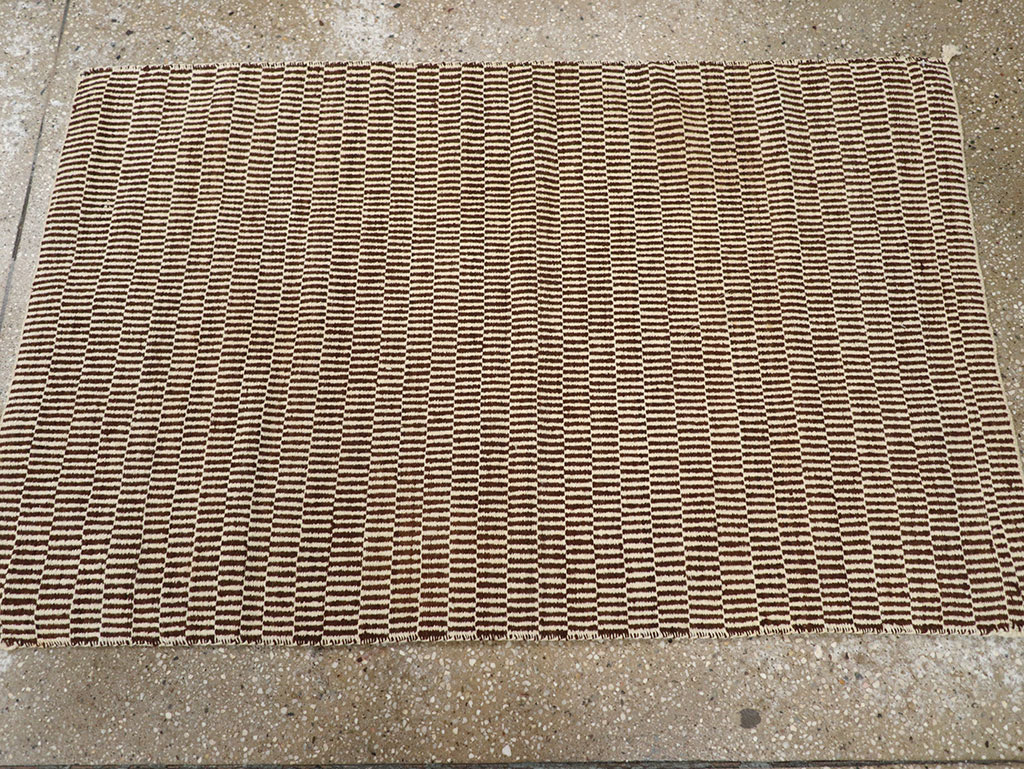 Vintage American Navajo Throw Rug, No.31086 - Galerie Shabab