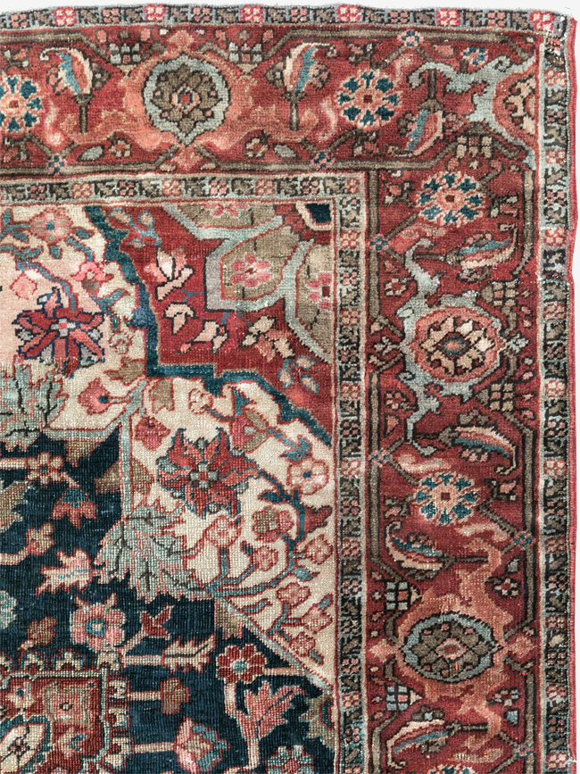 Vintage Persian Heriz Carpet, No.31087 - Galerie Shabab
