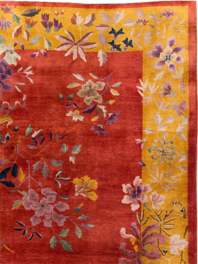 Vintage Chinese Art Deco Room Size Carpet, No.31098 - Galerie Shabab