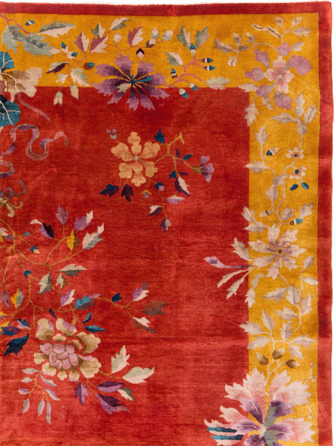 Vintage Chinese Art Deco Room Size Carpet, No.31098 - Galerie Shabab