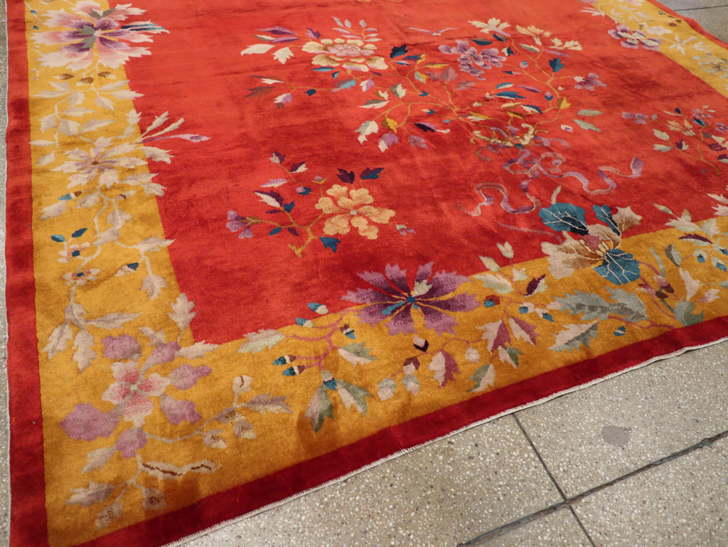 Vintage Chinese Art Deco Room Size Carpet, No.31098 - Galerie Shabab
