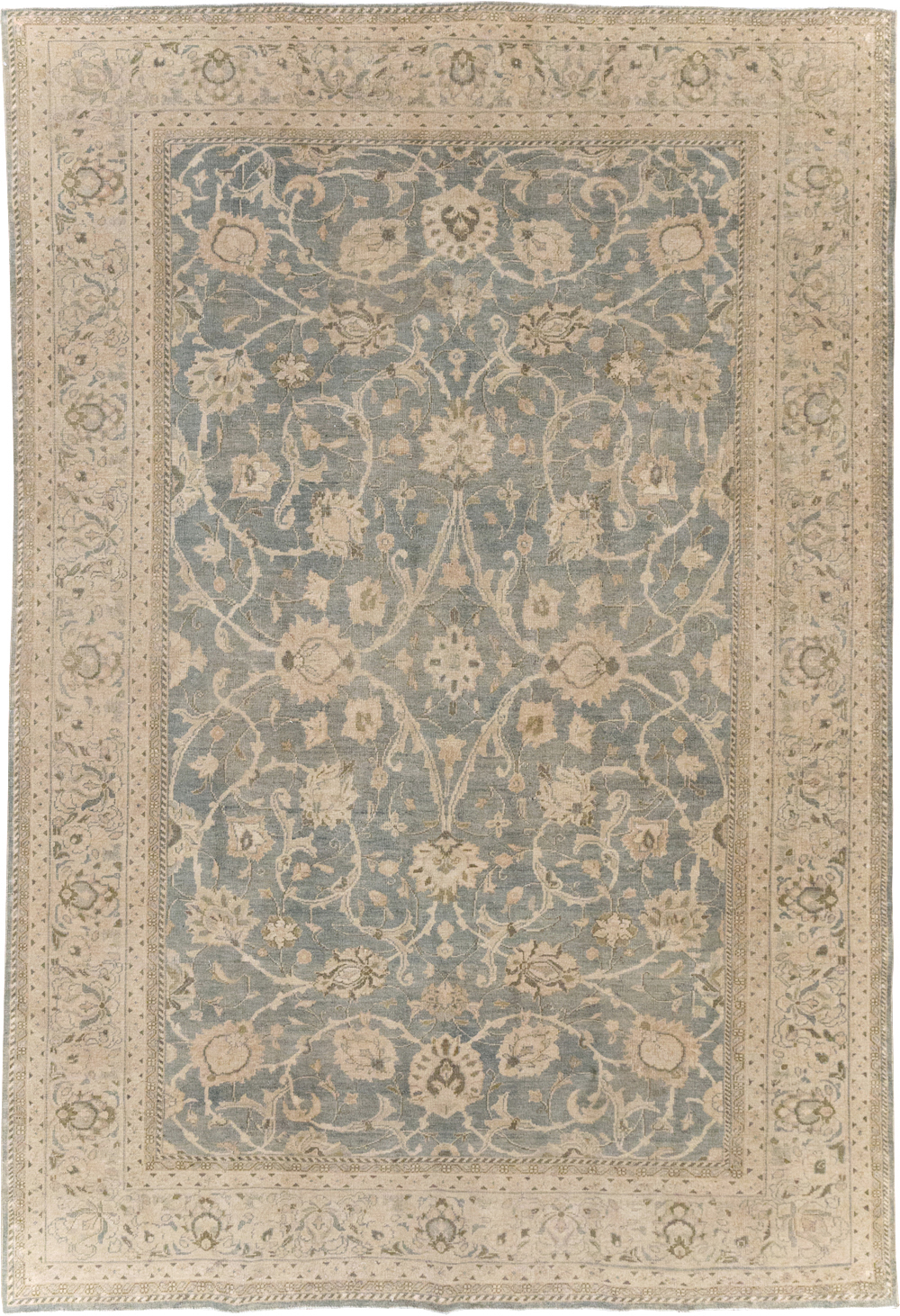 Vintage Persian Mahal Accent Carpet, No.31101 - Galerie Shabab
