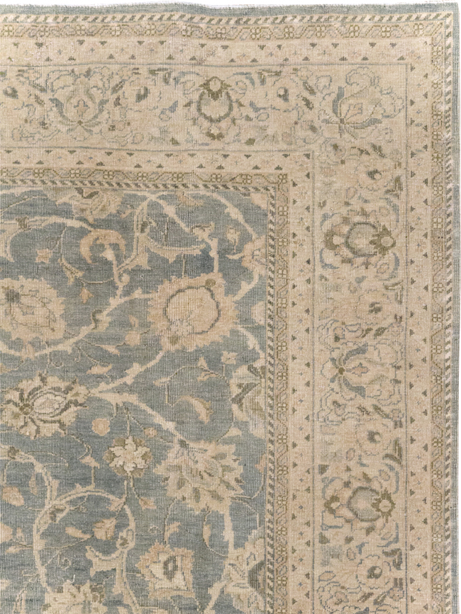 Vintage Persian Mahal Accent Carpet, No.31101 - Galerie Shabab