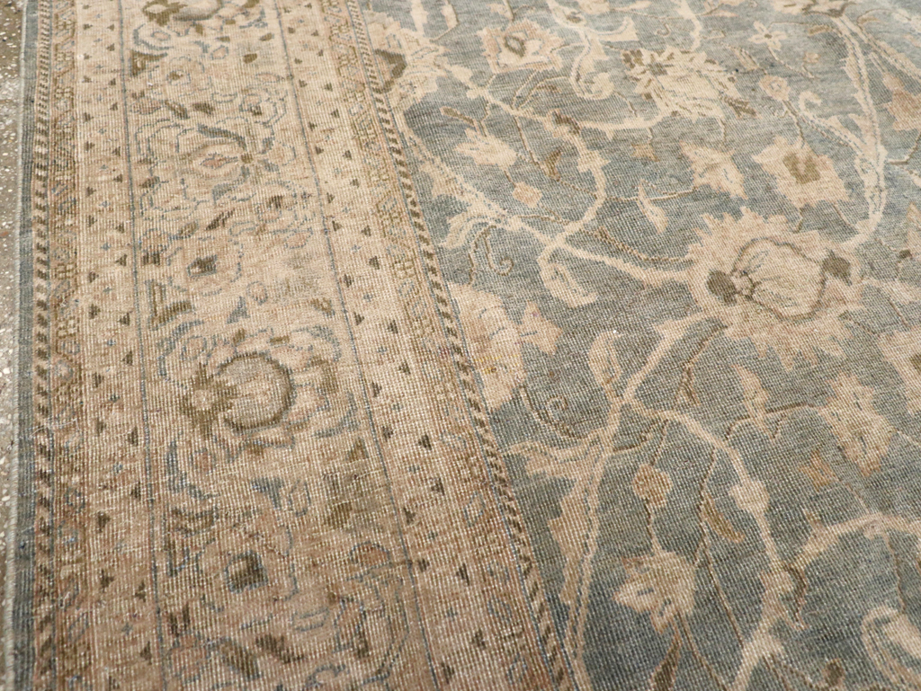 Vintage Persian Mahal Accent Carpet, No.31101 - Galerie Shabab