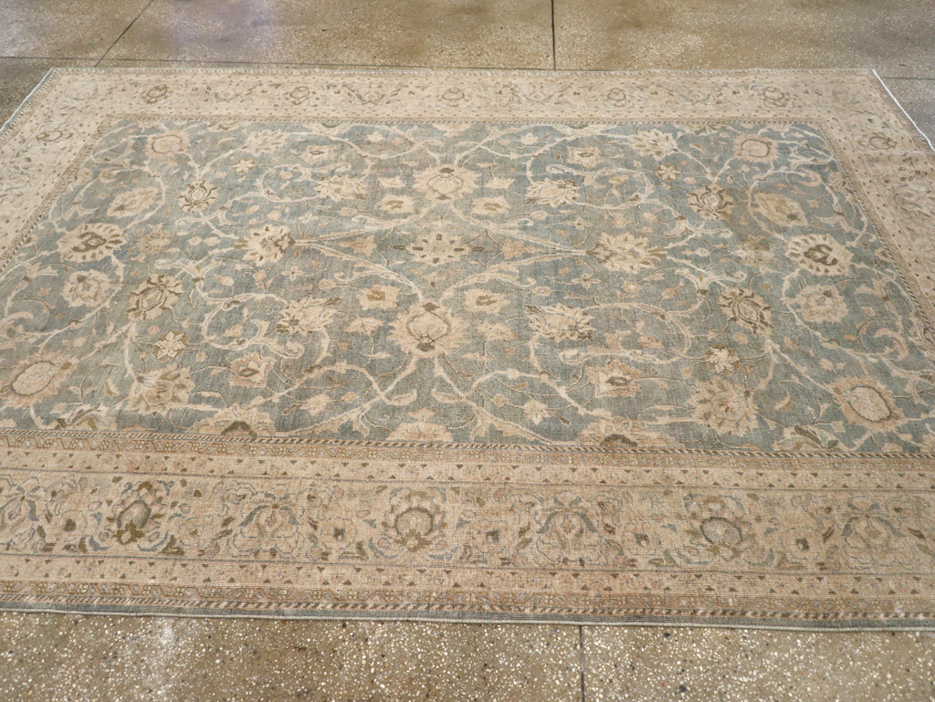 Vintage Persian Mahal Accent Carpet, No.31101 - Galerie Shabab