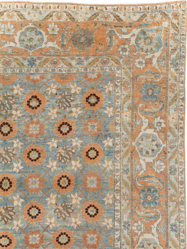 Antique Persian Veramin Small Room Size Rug, No.31102 - Galerie Shabab