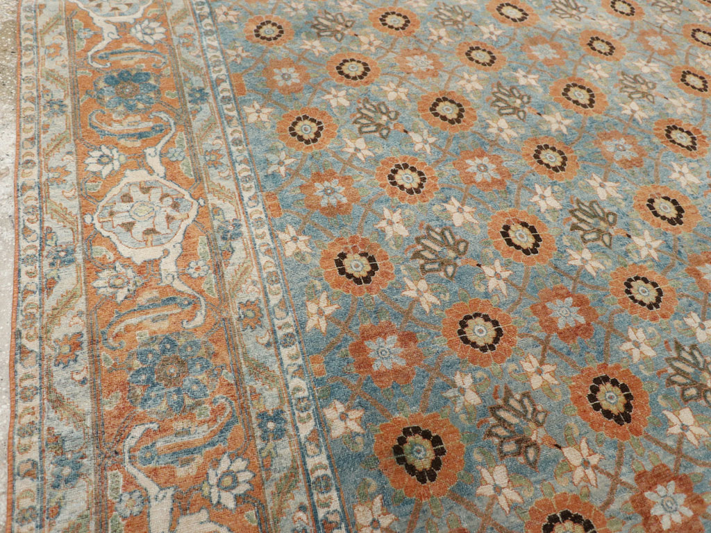 Antique Persian Veramin Small Room Size Rug, No.31102 - Galerie Shabab