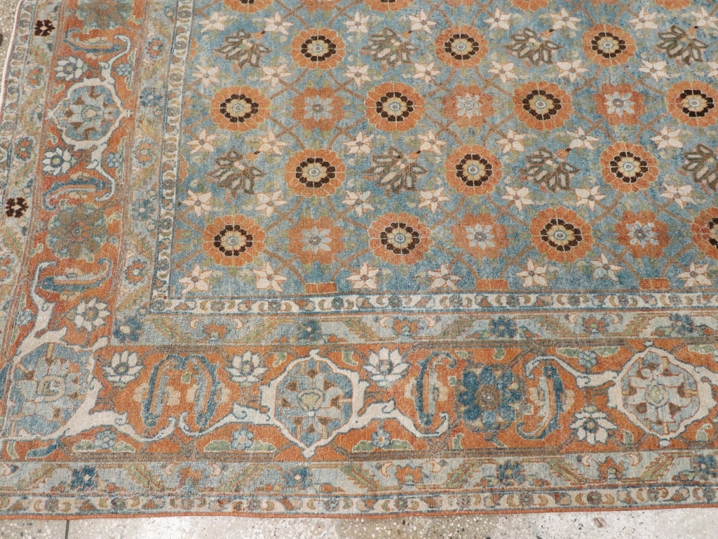 Antique Persian Veramin Small Room Size Rug, No.31102 - Galerie Shabab