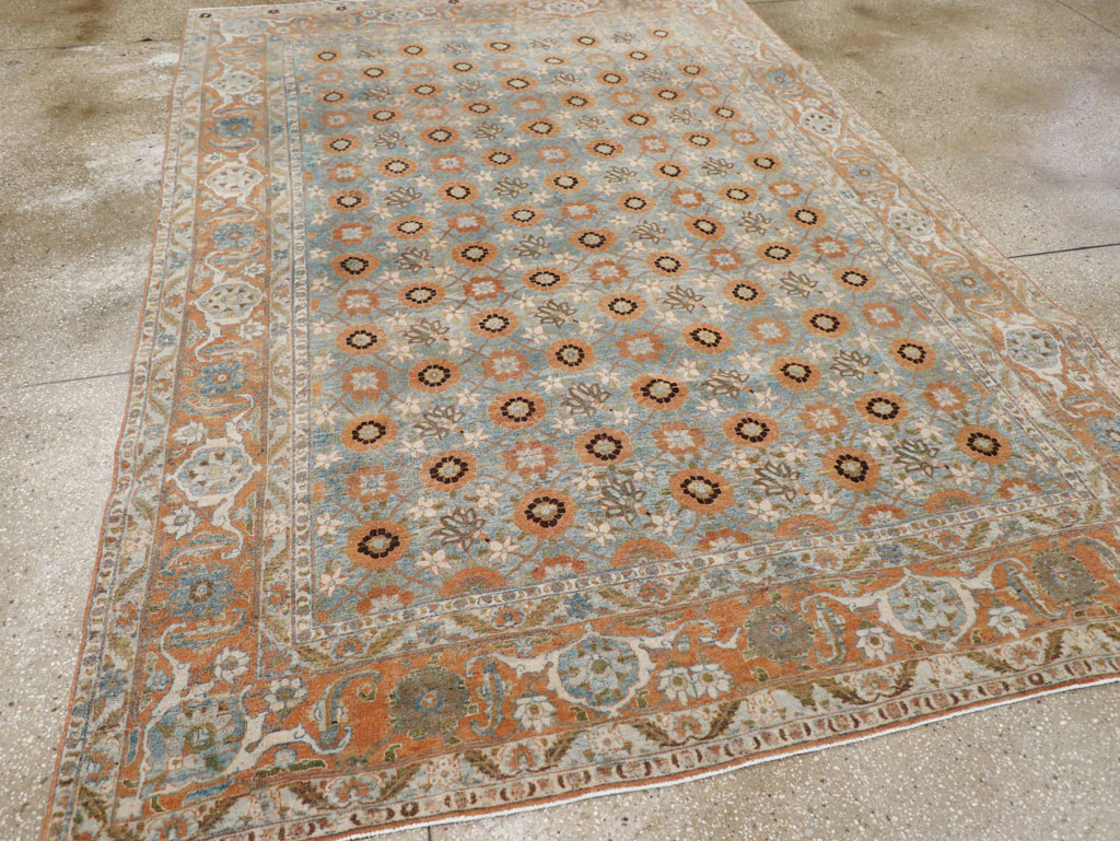 Antique Persian Veramin Small Room Size Rug, No.31102 - Galerie Shabab