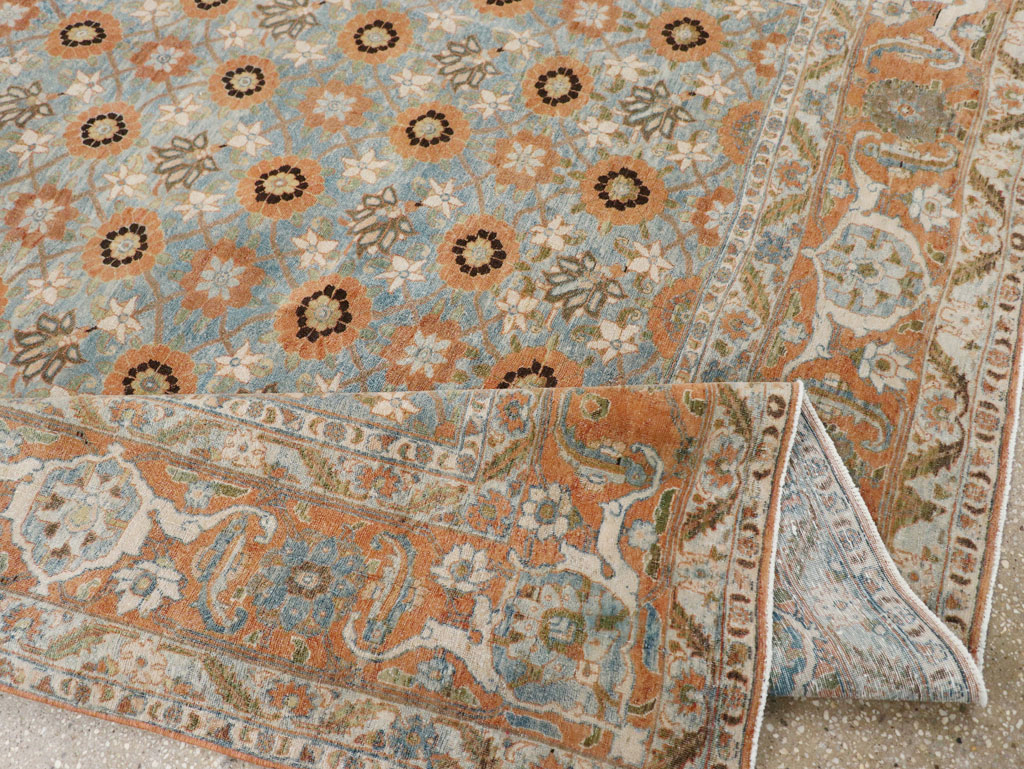 Antique Persian Veramin Small Room Size Rug, No.31102 - Galerie Shabab