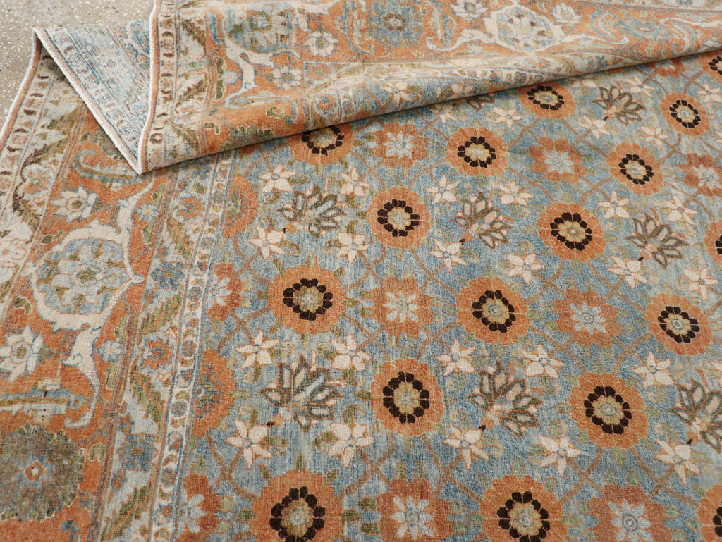 Antique Persian Veramin Small Room Size Rug, No.31102 - Galerie Shabab