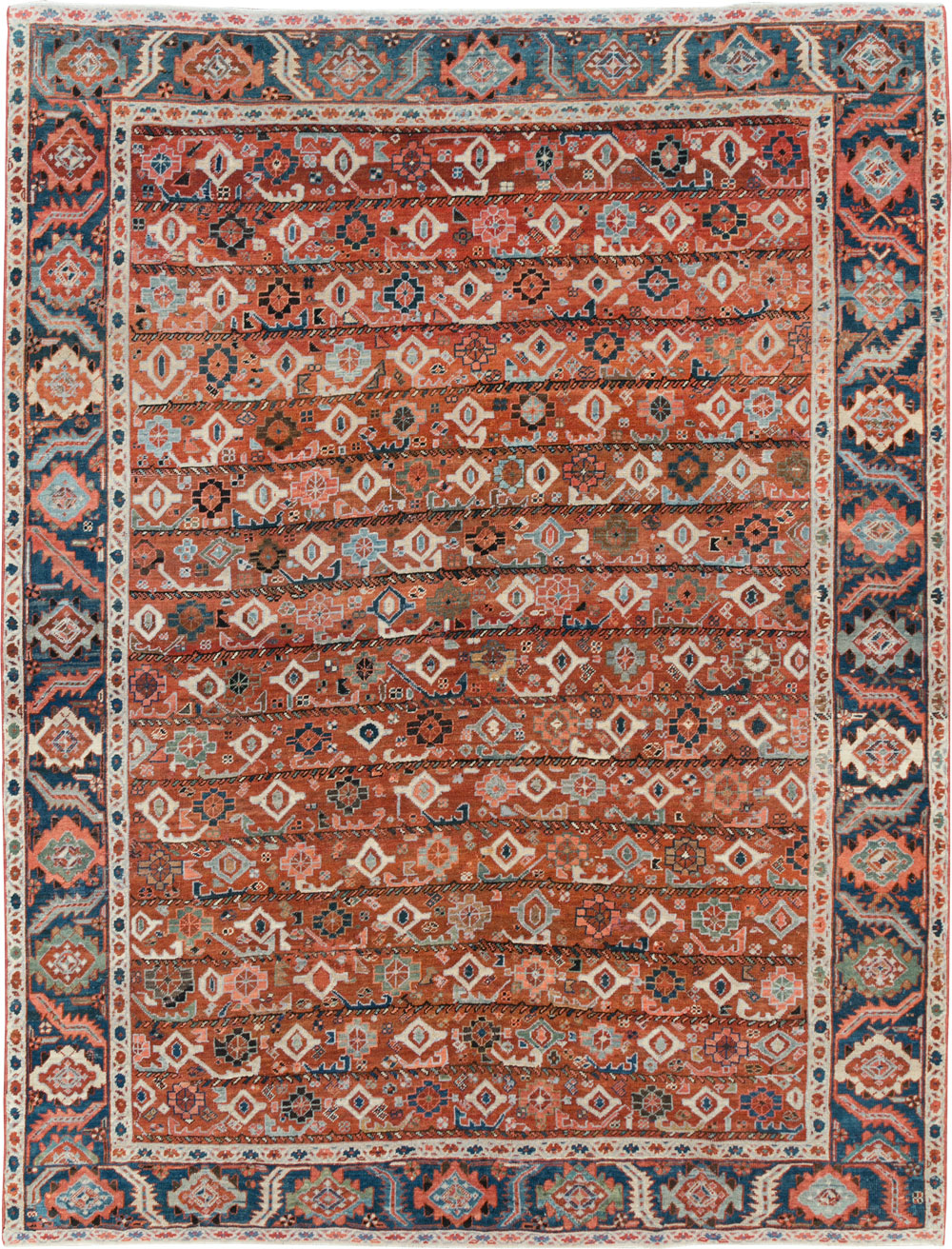 Antique Persian Heriz Room Size Carpet, No.31103 - Galerie Shabab