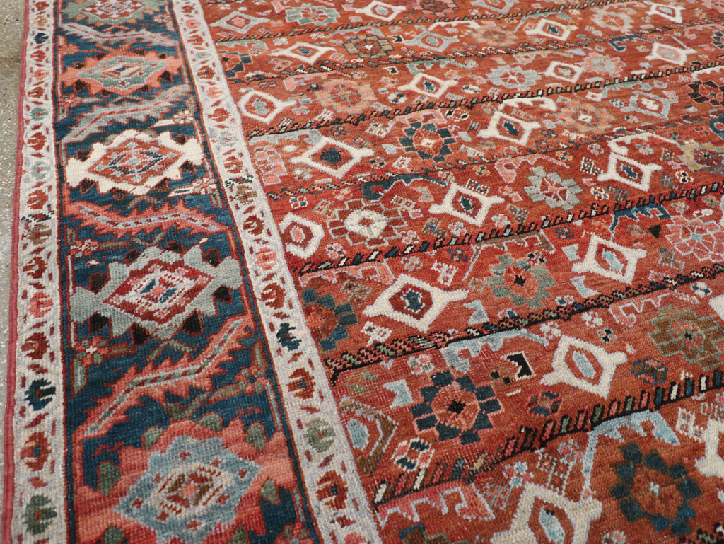 Antique Persian Heriz Room Size Carpet, No.31103 - Galerie Shabab