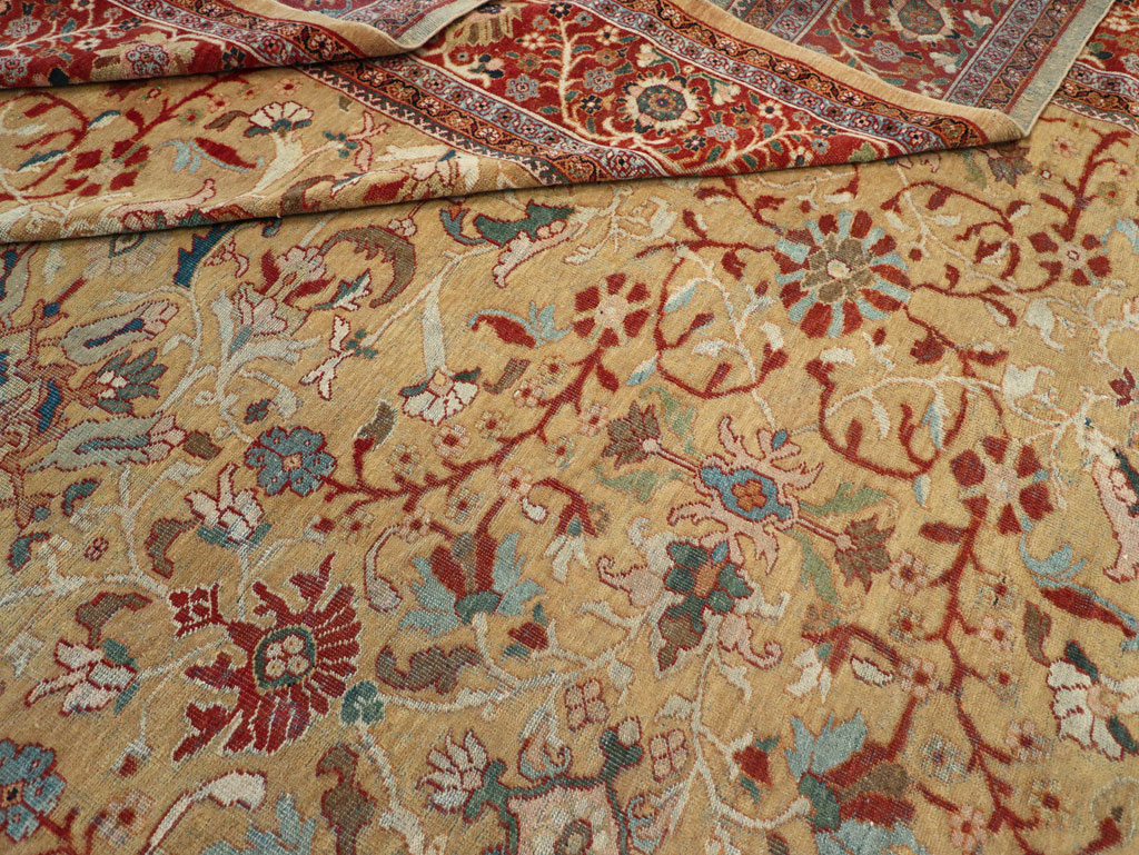 Antique Persian Mahal Oversize Carpet, No.31106 - Galerie Shabab