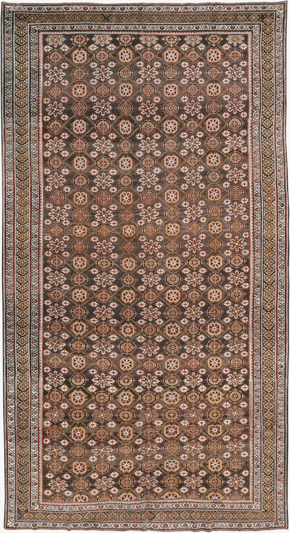 Antique Persian Kurd Gallery Carpet, No.31110 - Galerie Shabab