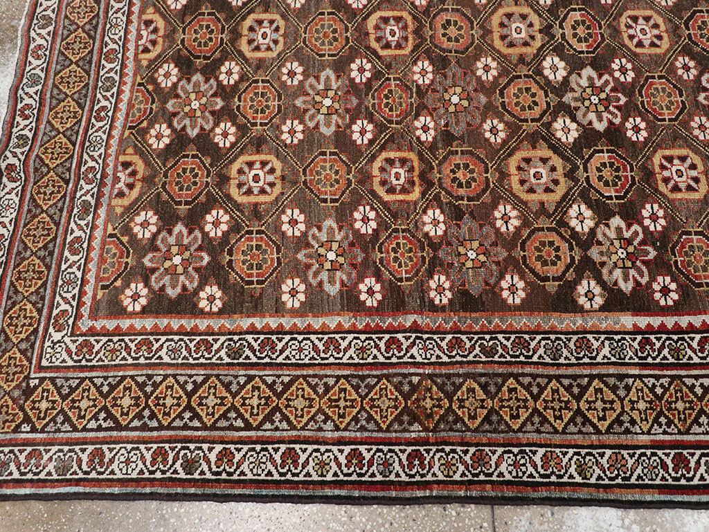 Antique Persian Kurd Gallery Carpet, No.31110 - Galerie Shabab