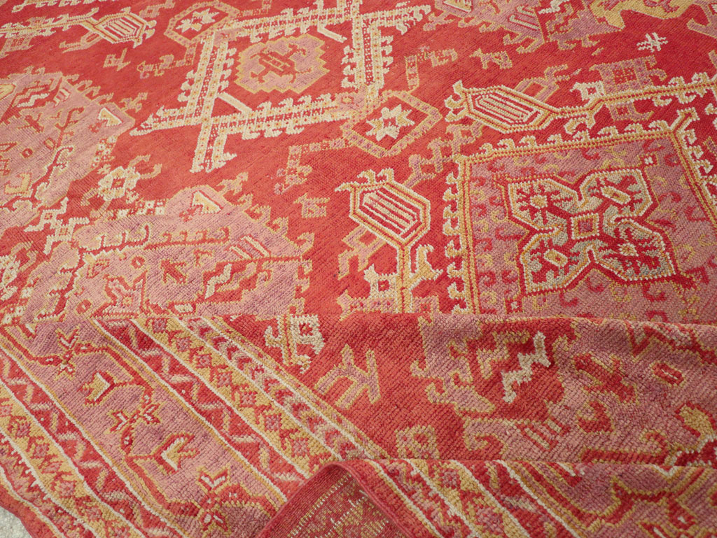 Antique Turkish Oushak Large Carpet, No.31111 - Galerie Shabab