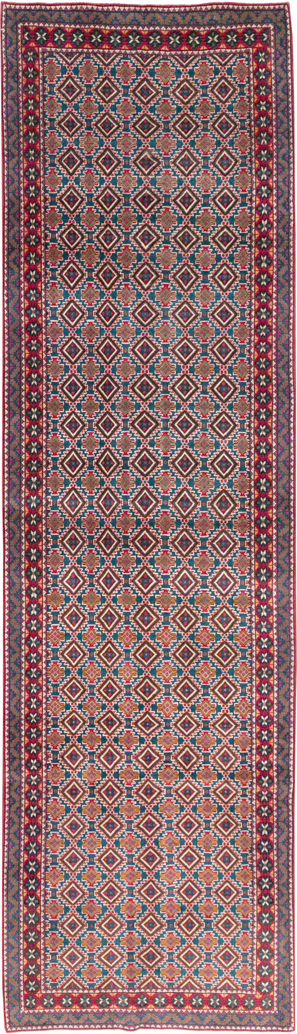 Vintage Persian Mashad Runner, No.31117 - Galerie Shabab