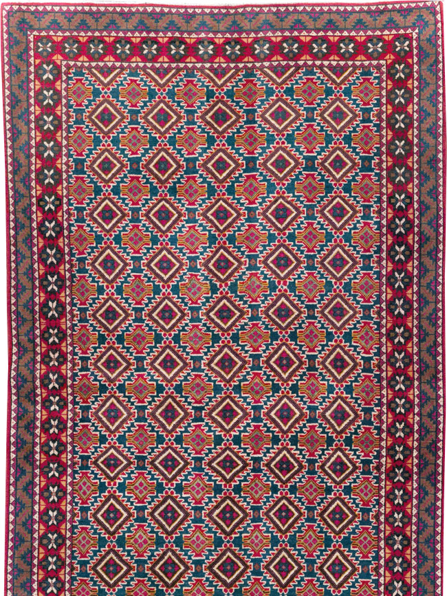 Vintage Persian Mashad Runner, No.31117 - Galerie Shabab