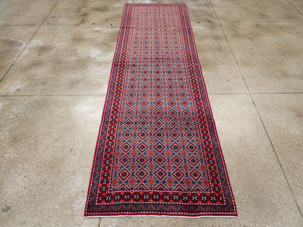 Vintage Persian Mashad Runner, No.31117 - Galerie Shabab