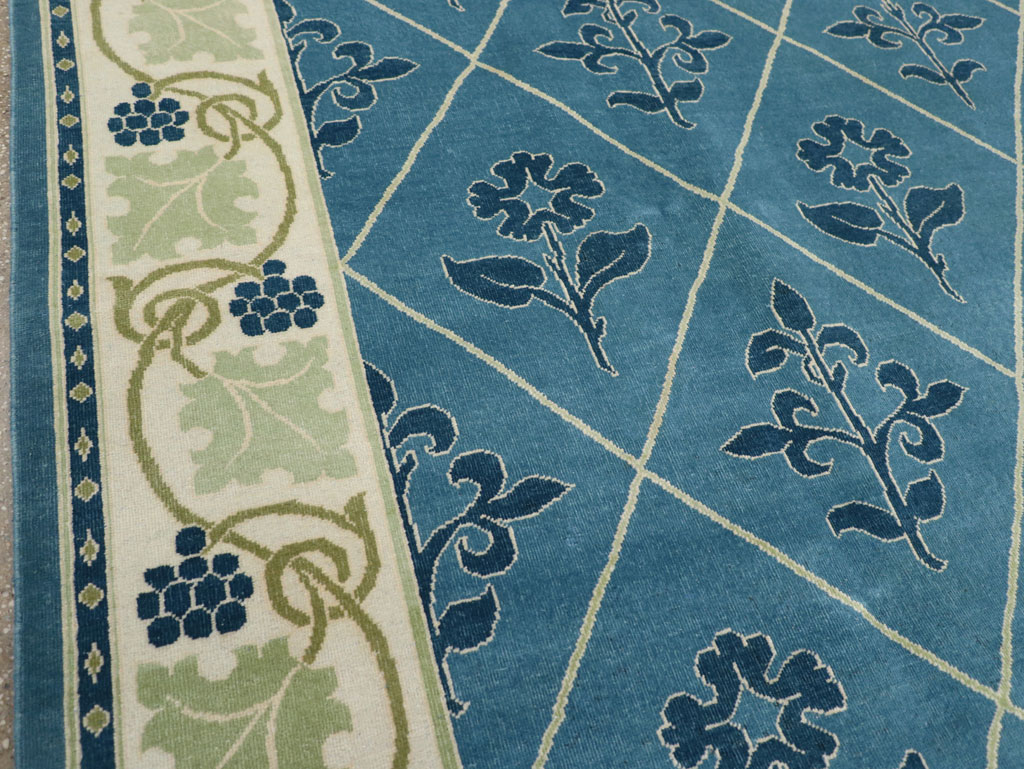 Vintage Persian Kashan Room Size Carpet, No.31119 - Galerie Shabab