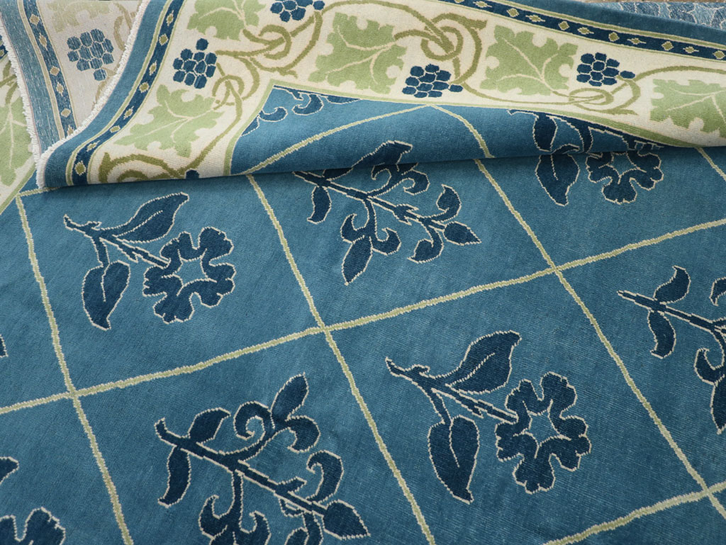 Vintage Persian Kashan Room Size Carpet, No.31119 - Galerie Shabab