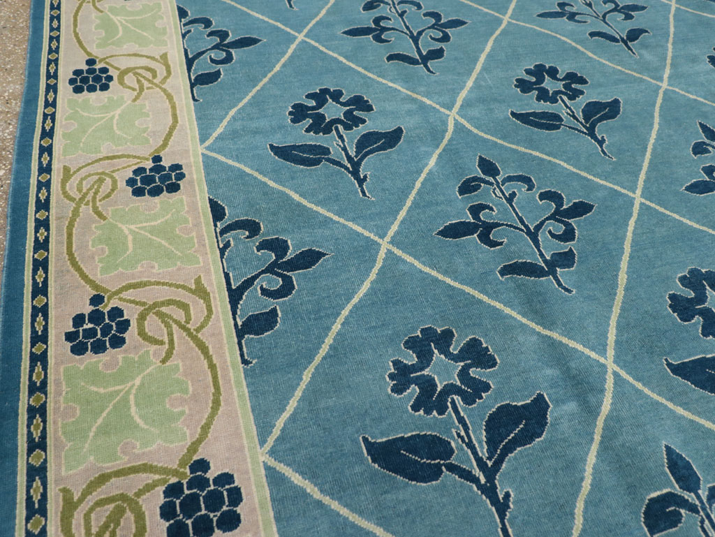 Vintage Persian Kashan Room Size Carpet, No.31120 - Galerie Shabab