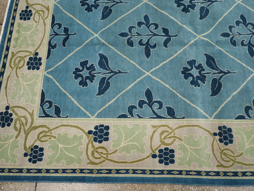 Vintage Persian Kashan Room Size Carpet, No.31120 - Galerie Shabab