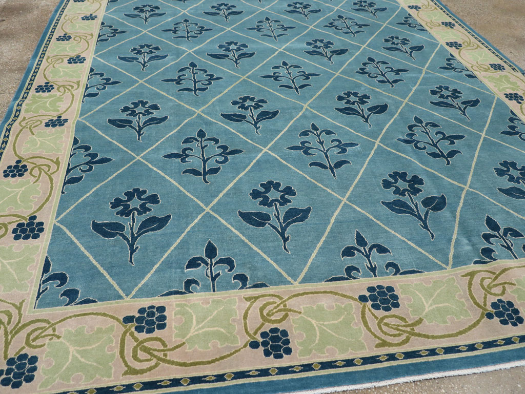 Vintage Persian Kashan Room Size Carpet, No.31120 - Galerie Shabab