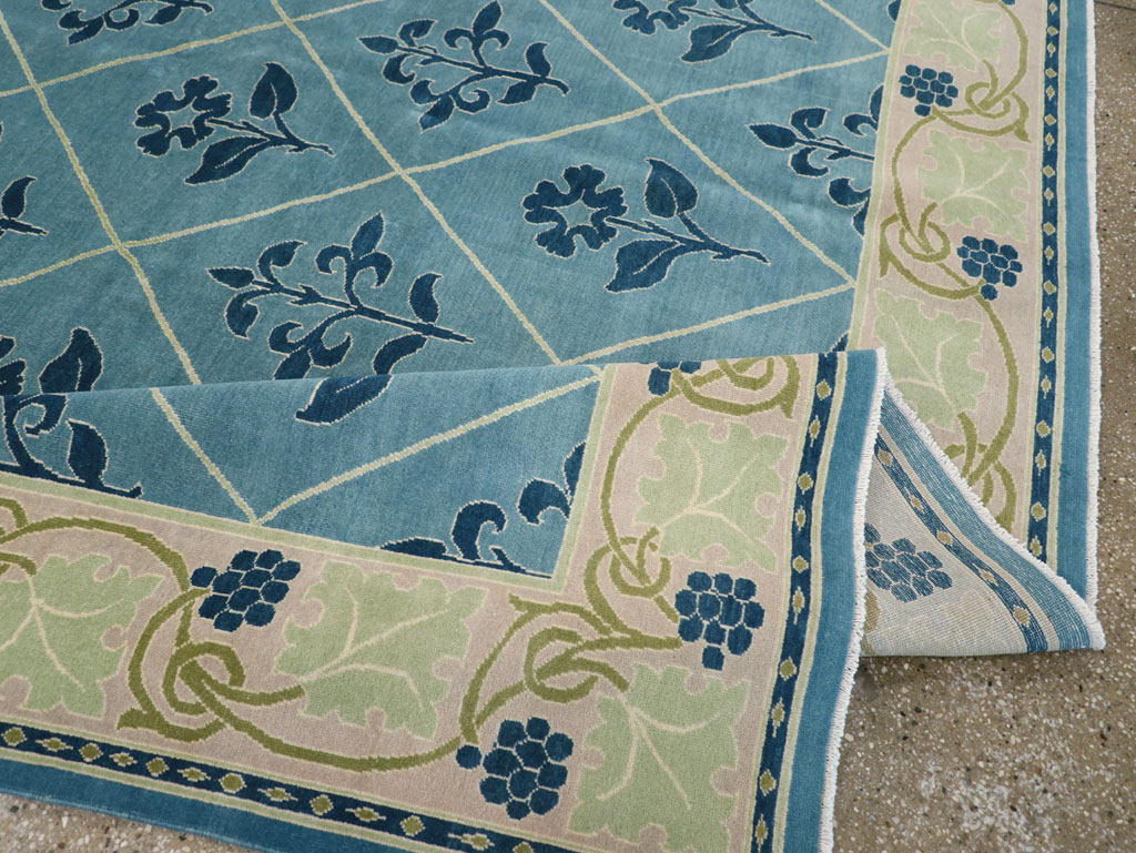 Vintage Persian Kashan Room Size Carpet, No.31120 - Galerie Shabab