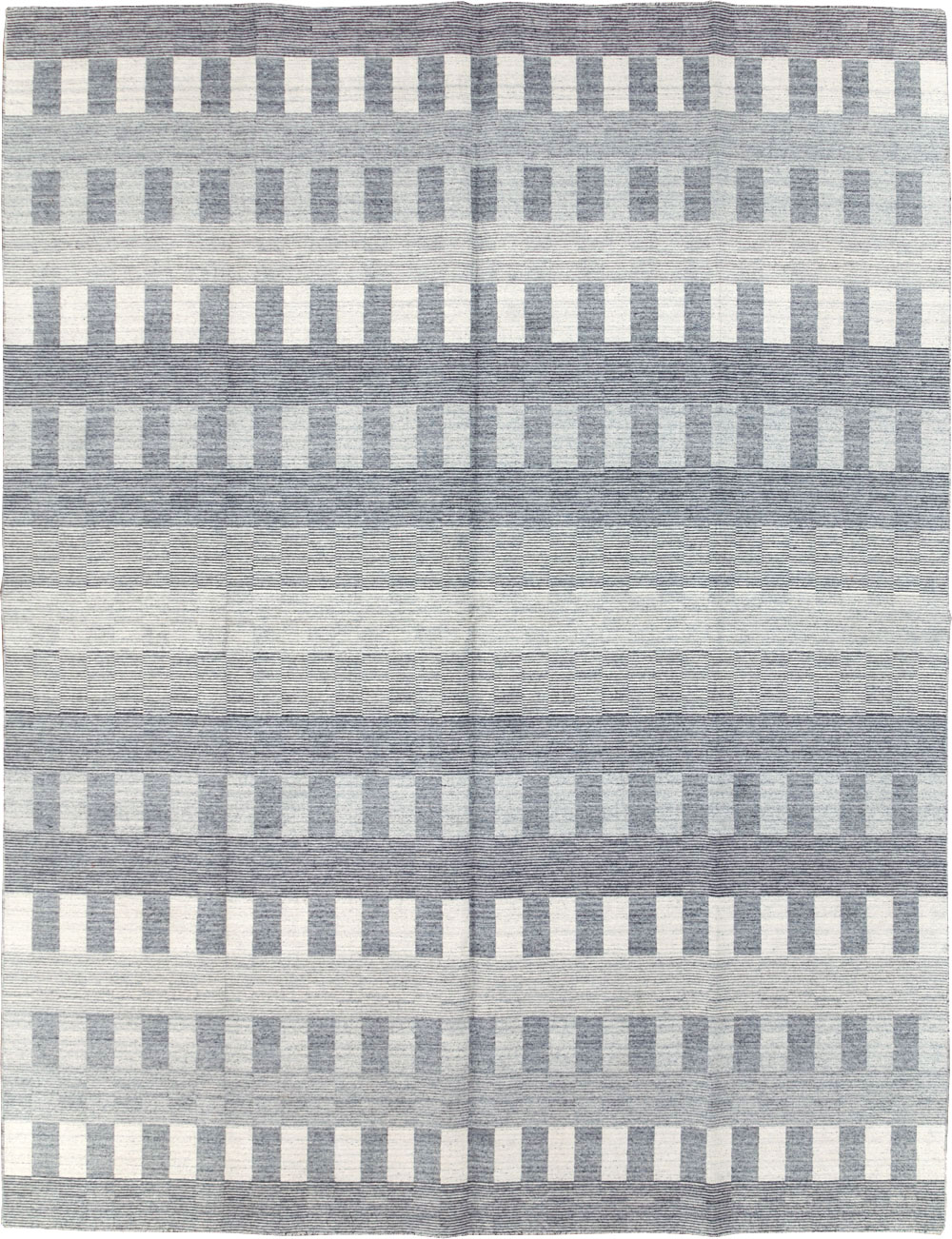 Contemporary Turkish Flatweave Room Size Carpet, No.31123 - Galerie Shabab