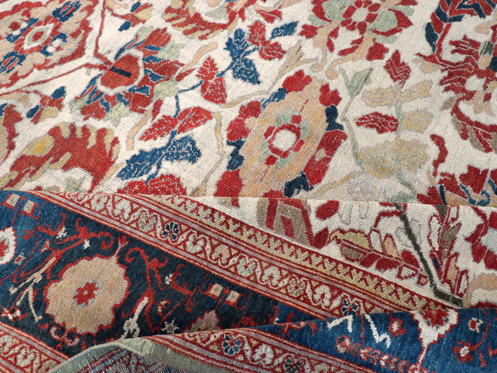 Antique Persian Bakhtiari Large Room Size Carpet, No.31126 - Galerie Shabab