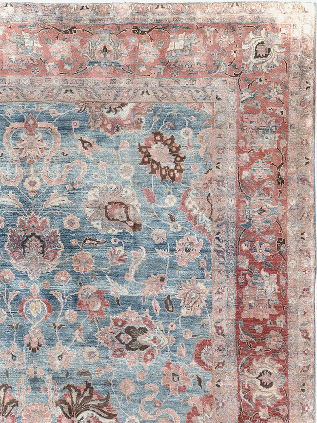 Antique Persian Tabriz Room Size Carpet, No.31130 - Galerie Shabab