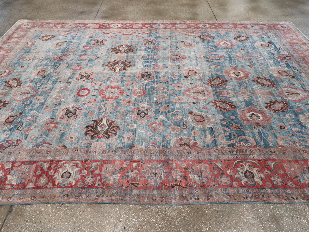 Antique Persian Tabriz Room Size Carpet, No.31130 - Galerie Shabab