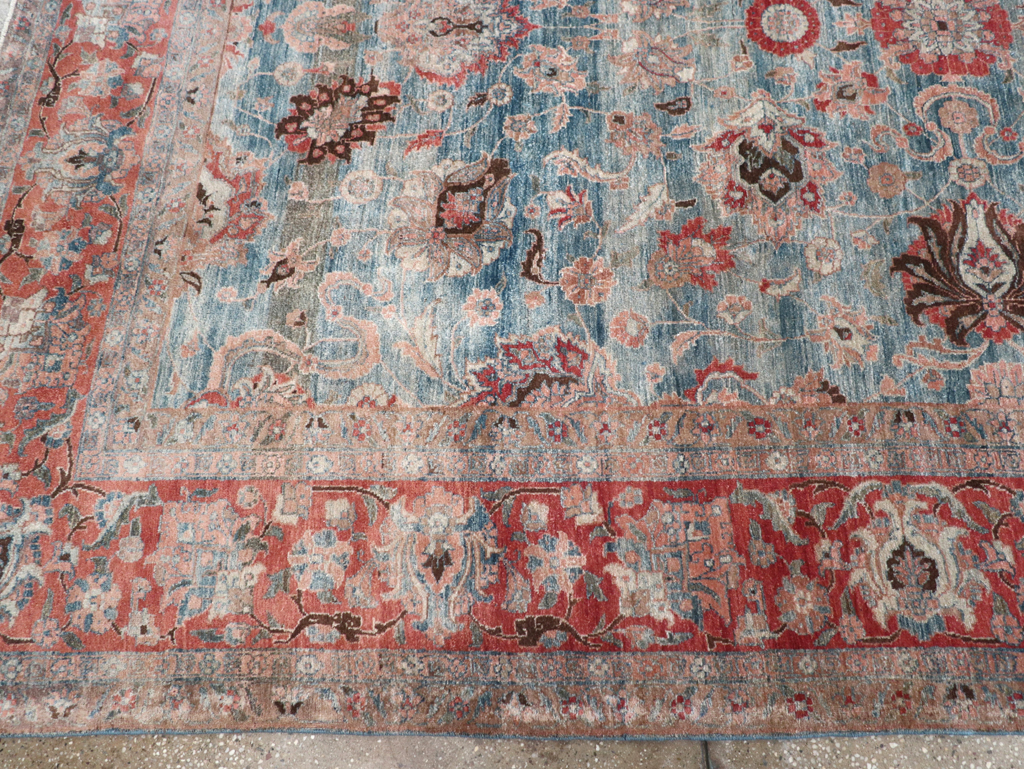 Antique Persian Tabriz Room Size Carpet, No.31130 - Galerie Shabab