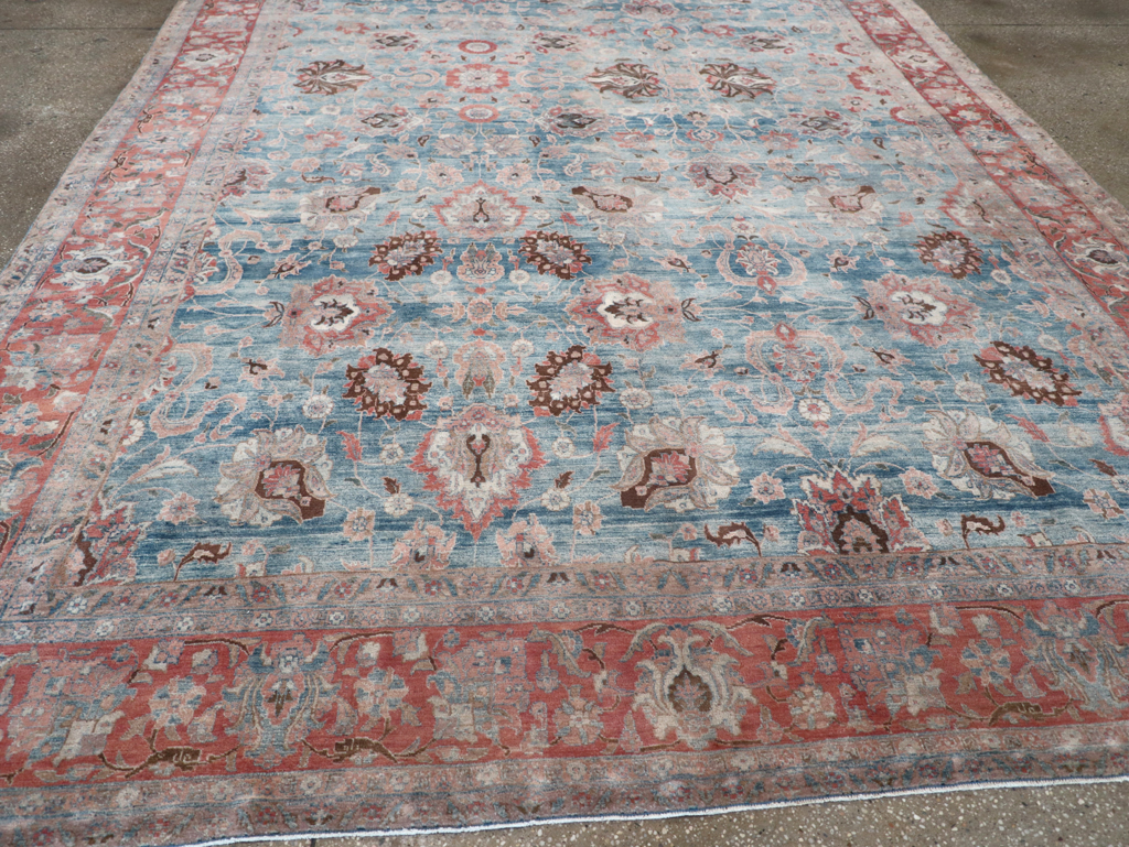 Antique Persian Tabriz Room Size Carpet, No.31130 - Galerie Shabab