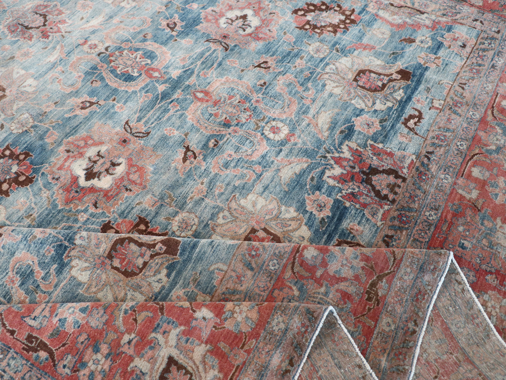 Antique Persian Tabriz Room Size Carpet, No.31130 - Galerie Shabab