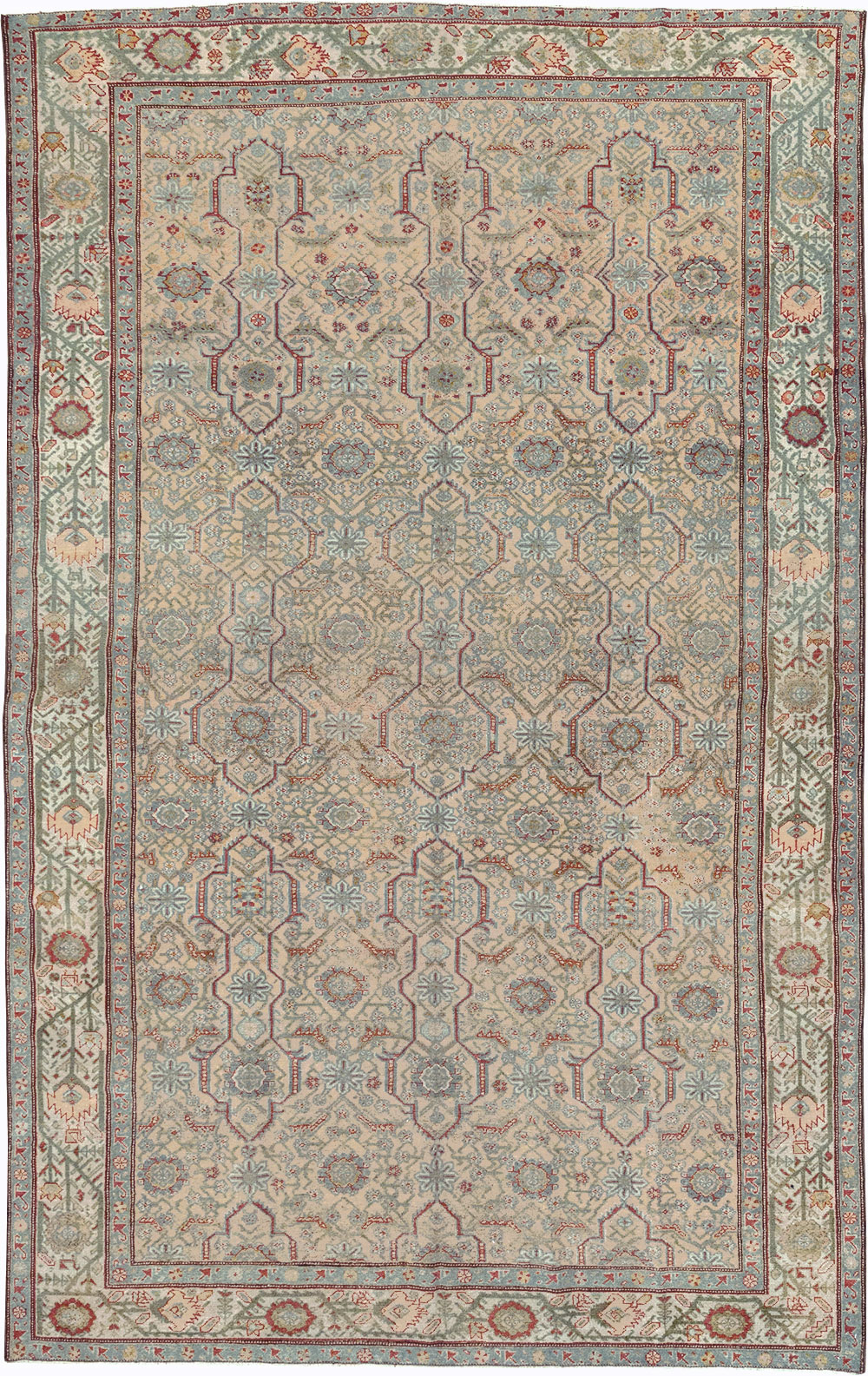 Antique Persian Malayer Accent Carpet, No.31131 - Galerie Shabab