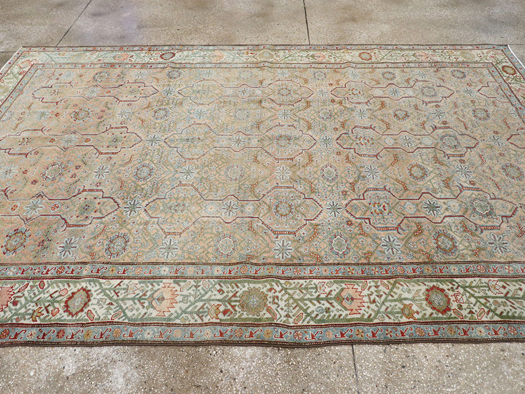 Antique Persian Malayer Accent Carpet, No.31131 - Galerie Shabab