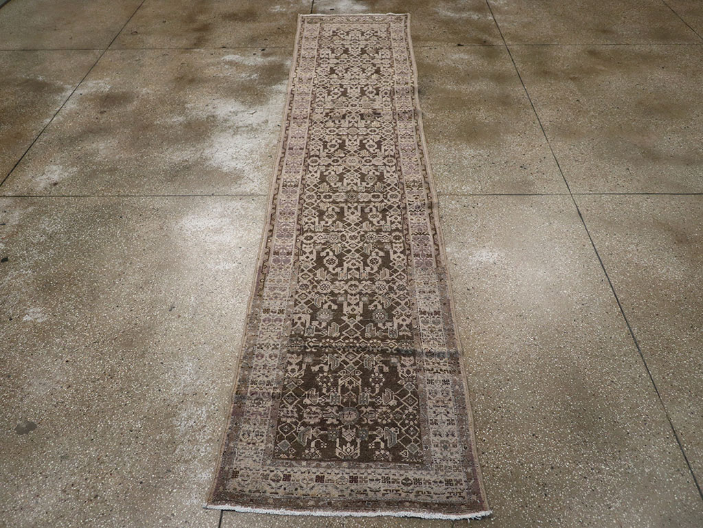 Antique Persian Malayer Runner, No.31138 - Galerie Shabab