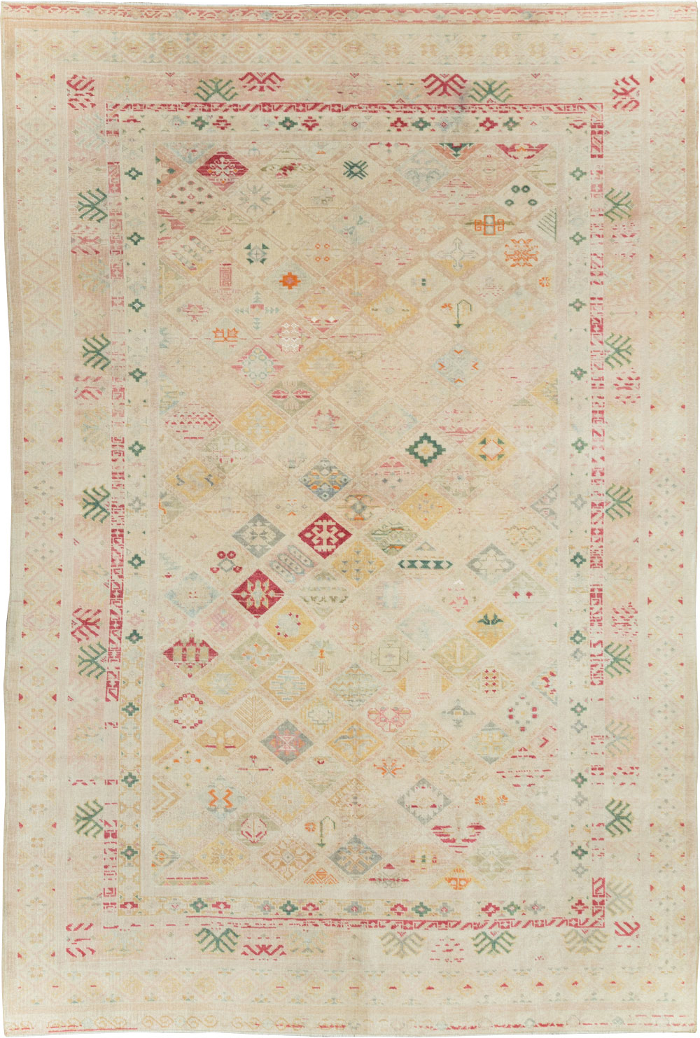 Vintage Turkish Anatolian Accent Carpet, No.31140 - Galerie Shabab