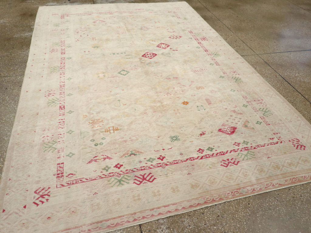 Vintage Turkish Anatolian Accent Carpet, No.31140 - Galerie Shabab