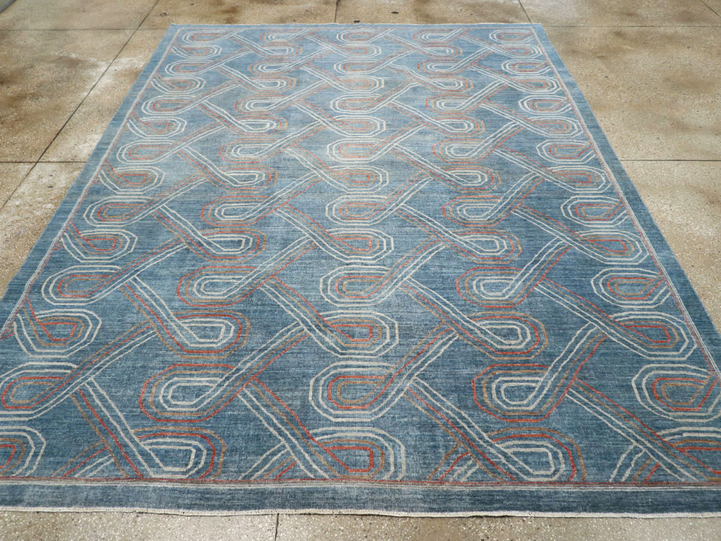 Contemporary Turkish Room Size Carpet, No.31150 - Galerie Shabab
