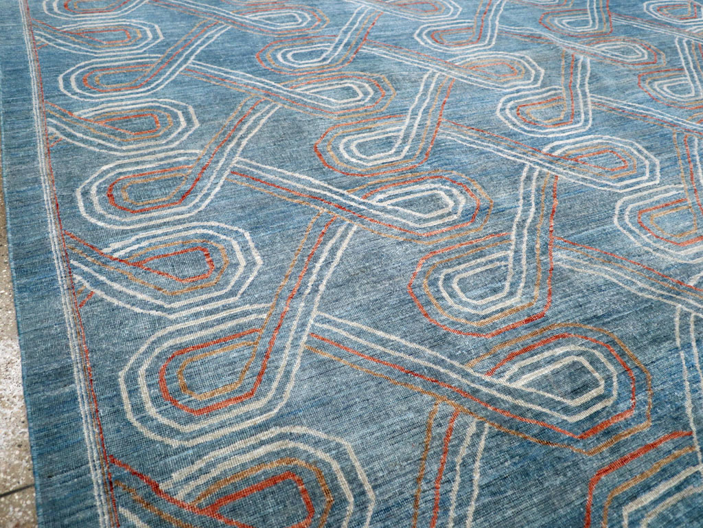 Contemporary Turkish Room Size Carpet, No.31150 - Galerie Shabab