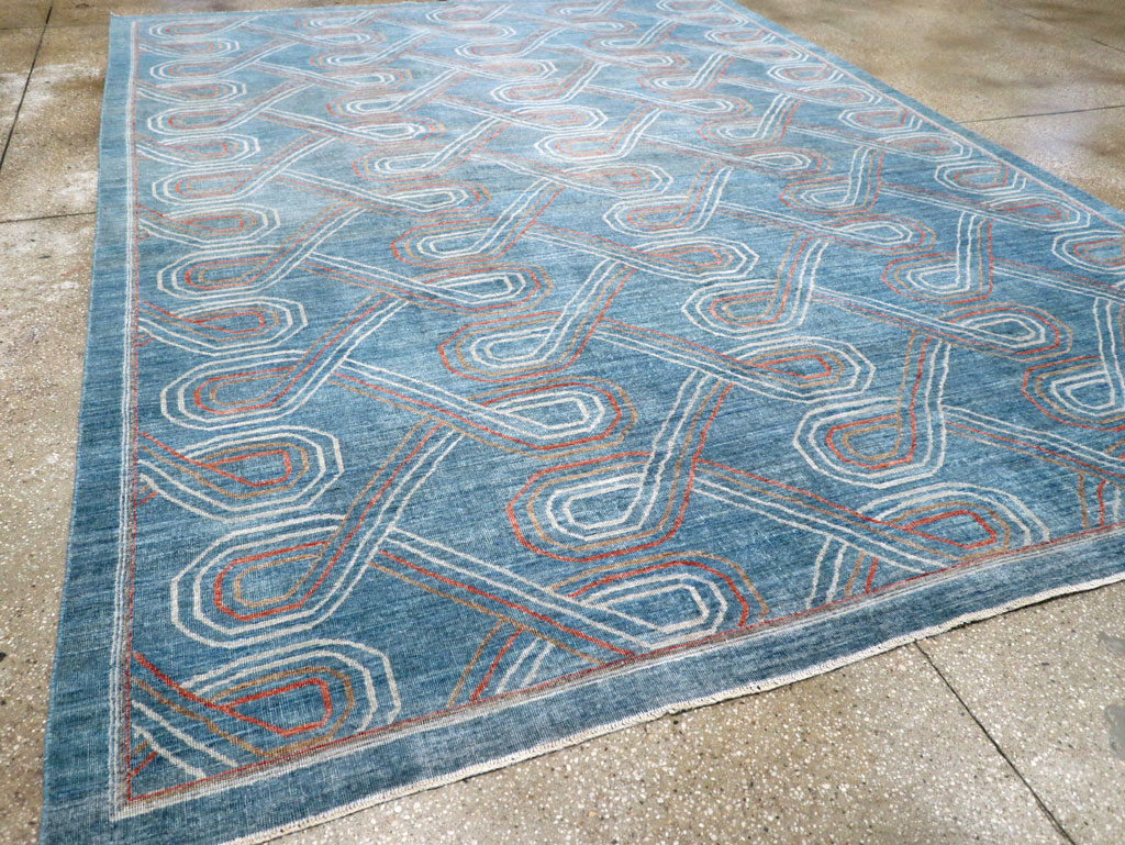 Contemporary Turkish Room Size Carpet, No.31150 - Galerie Shabab